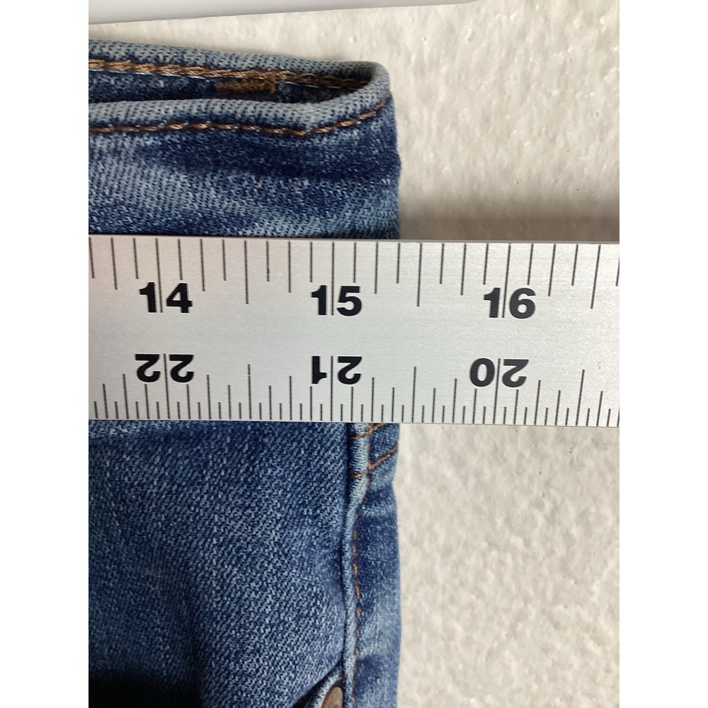 Ann Taylor Loft Womens Jeans Sz 28 Blue Denim Medium Wash Comfort Stain Good - Picture 4 of 9